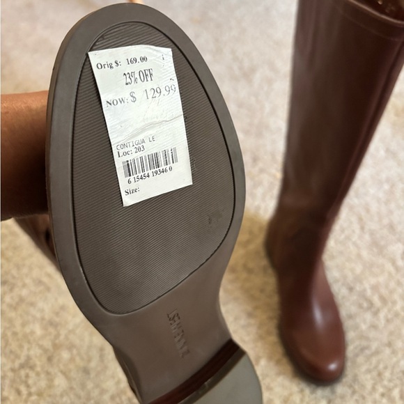 Nine West Brown Ankle Booties Classic Design - Picture 2 of 4